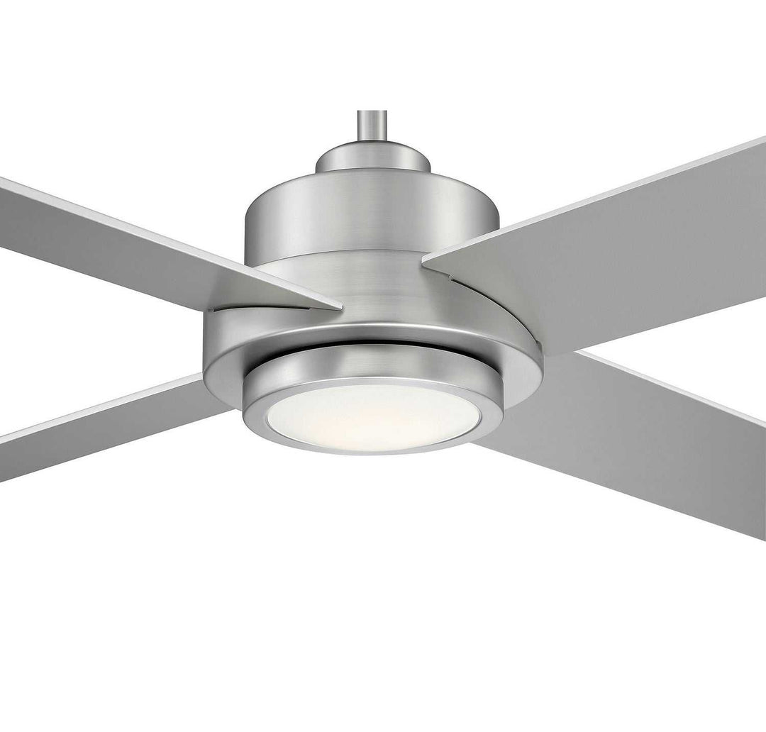 Meridian - M2011BNRV - 56"Ceiling Fan - Brushed Nickel