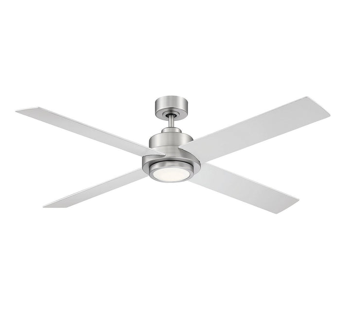 Meridian - M2011BNRV - 56"Ceiling Fan - Brushed Nickel