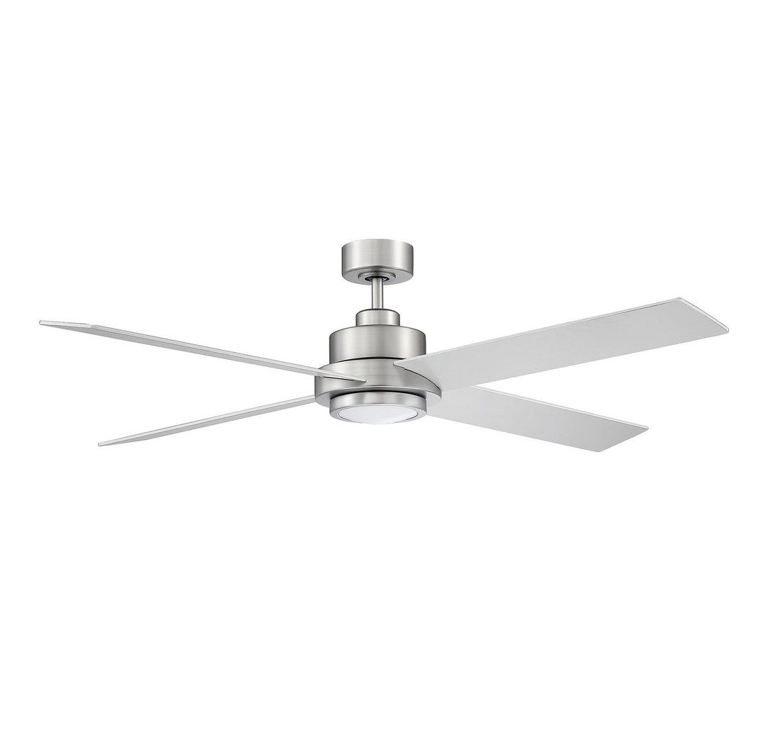 Meridian - M2011BNRV - 56"Ceiling Fan - Brushed Nickel