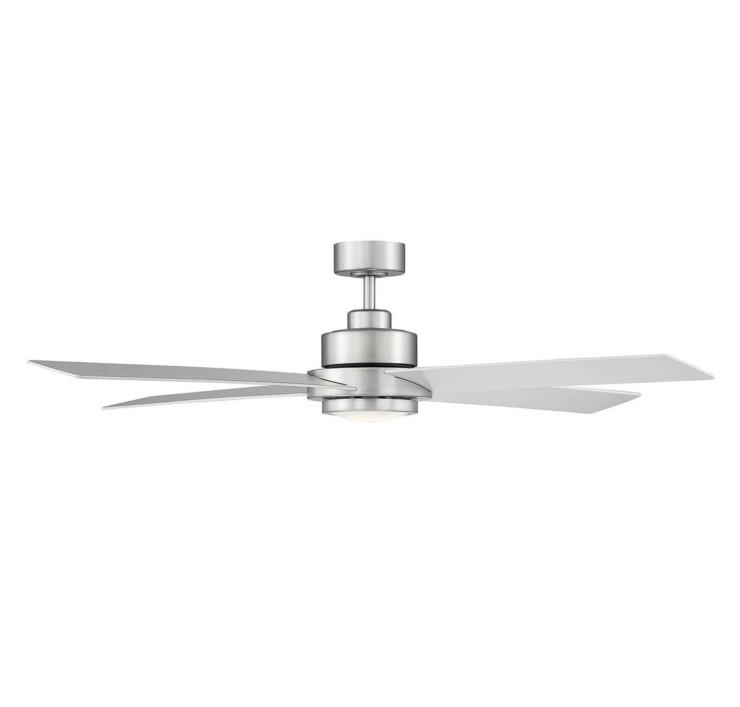 Meridian - M2011BNRV - 56"Ceiling Fan - Brushed Nickel