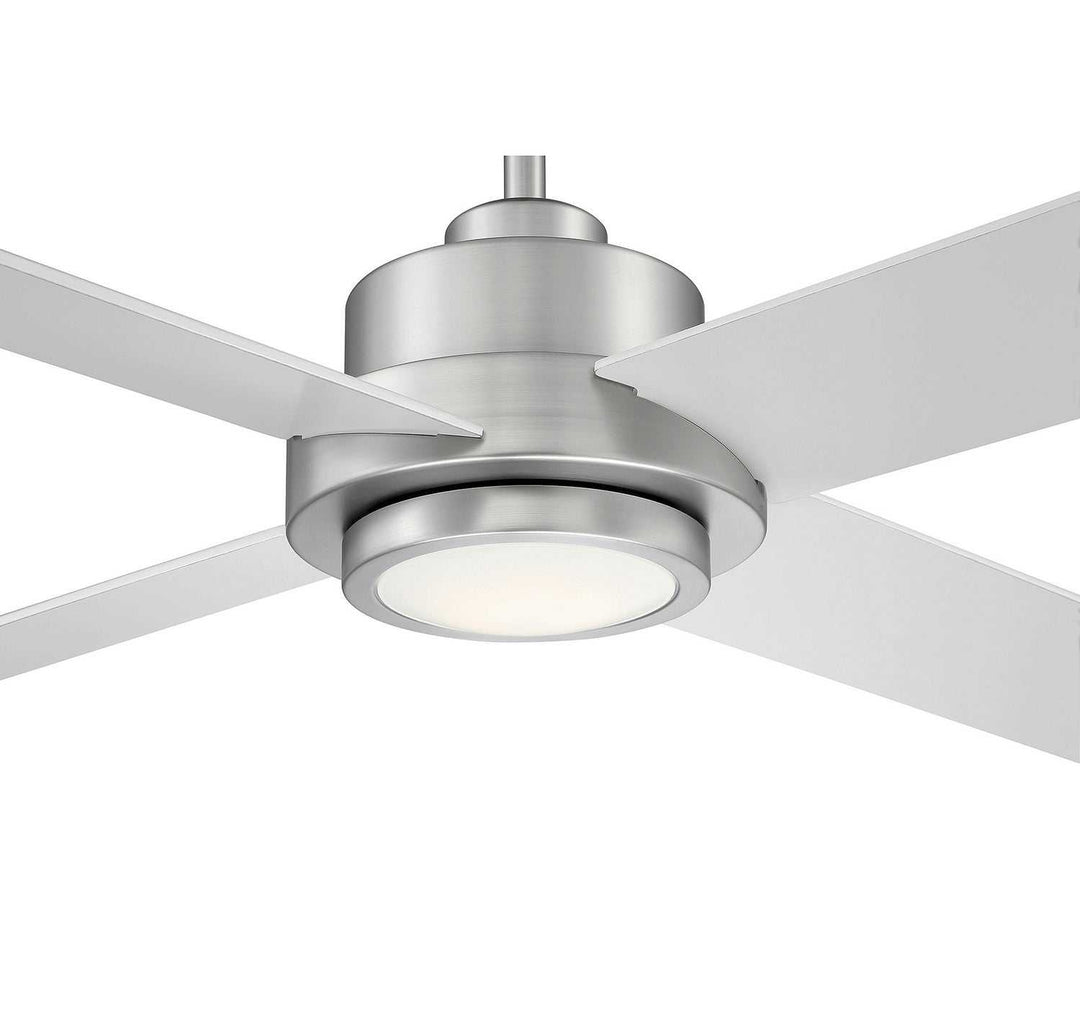 Meridian - M2011BNRV - 56"Ceiling Fan - Brushed Nickel
