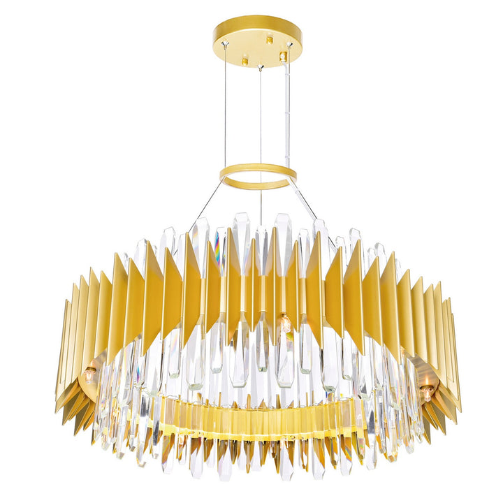 CWI Lighting Canada - 1247P28-18-602 - 18 Light Chandelier - Cityscape - Satin Gold