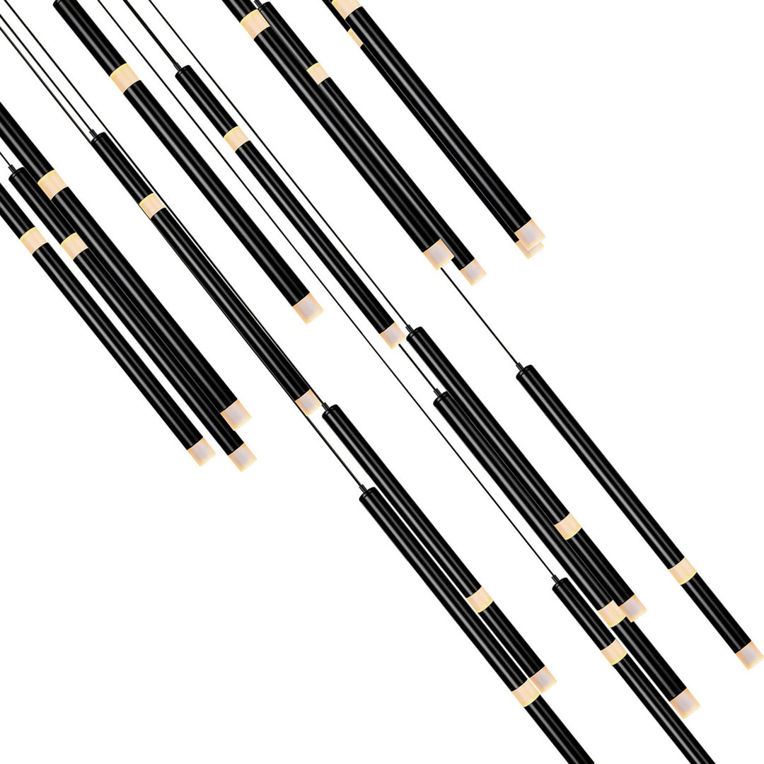 CWI Lighting Canada - 1262P24-16-101 - LED Chandelier - Flute - Black