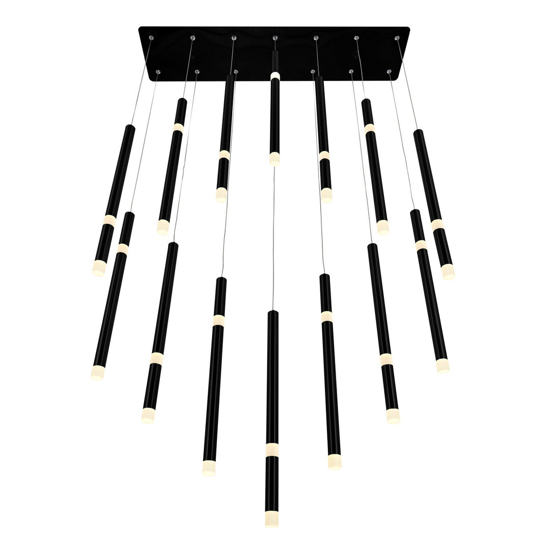 CWI Lighting Canada - 1262P32-14-101 - LED Chandelier - Flute - Black