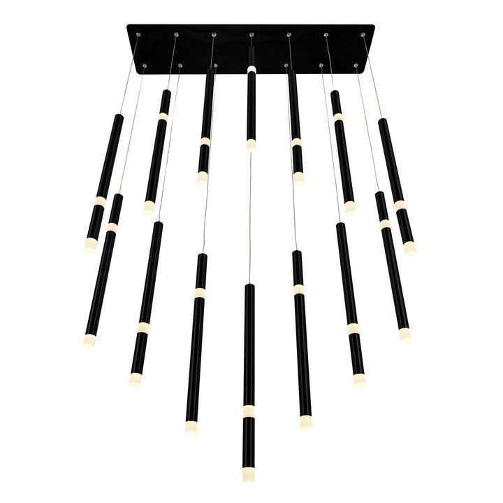CWI Lighting Canada - 1262P32-14-101 - LED Chandelier - Flute - Black