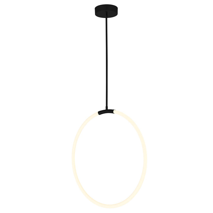 CWI Lighting Canada - 1273P24-1-101 - LED Chandelier - Hoops - Black