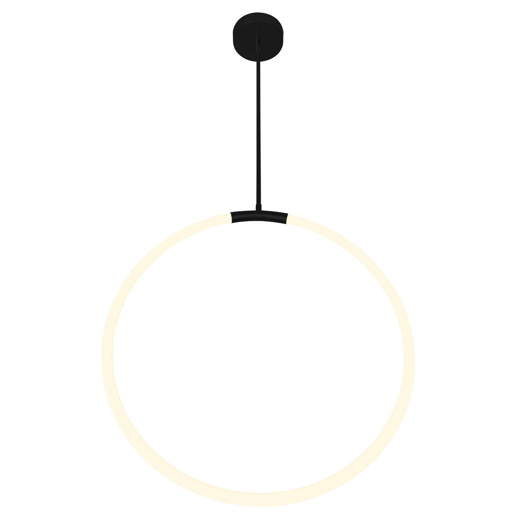 CWI Lighting Canada - 1273P24-1-101 - LED Chandelier - Hoops - Black
