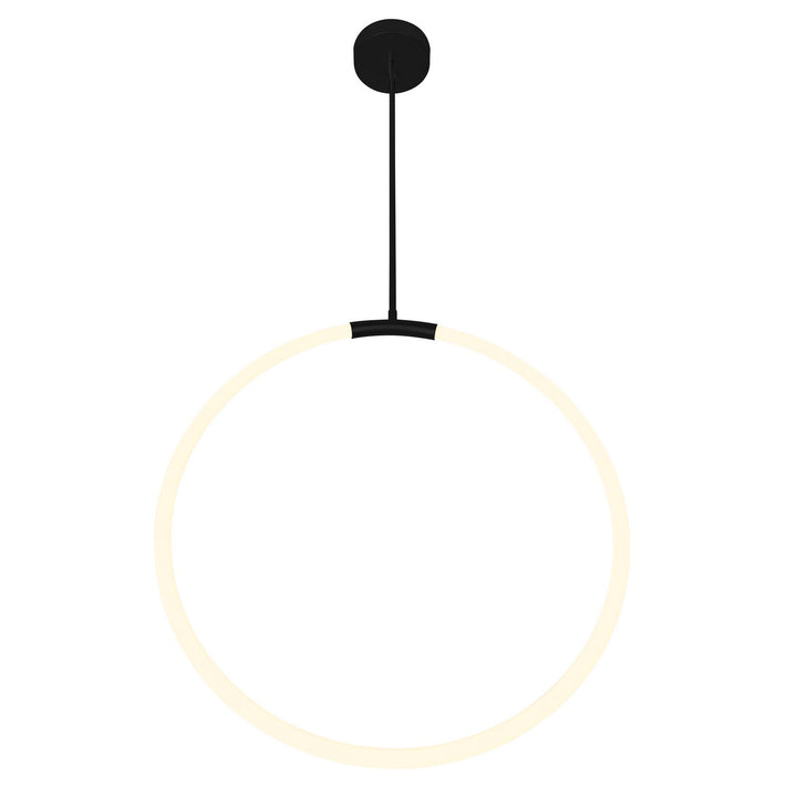 CWI Lighting Canada - 1273P24-1-101 - LED Chandelier - Hoops - Black