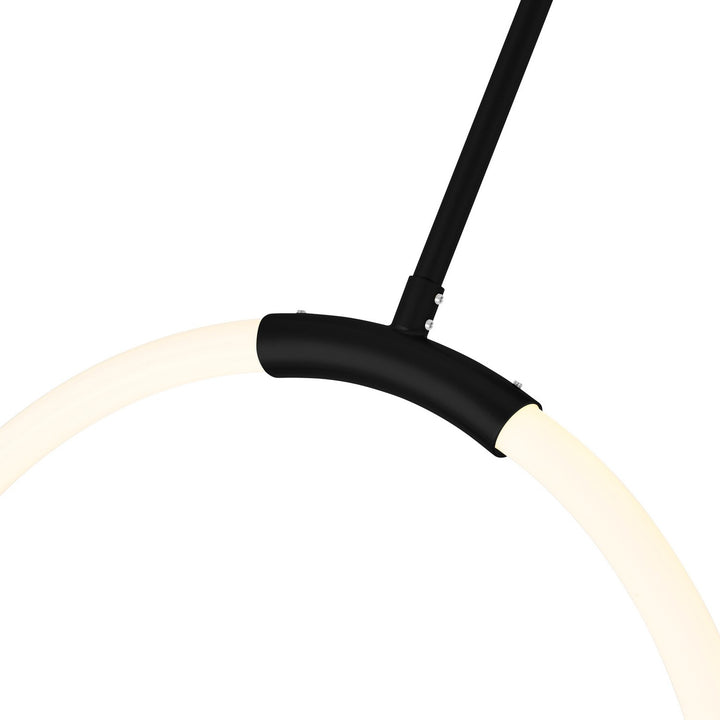 CWI Lighting Canada - 1273P24-1-101 - LED Chandelier - Hoops - Black