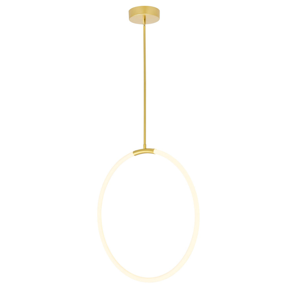 CWI Lighting Canada - 1273P24-1-602 - LED Chandelier - Hoops - Satin Gold