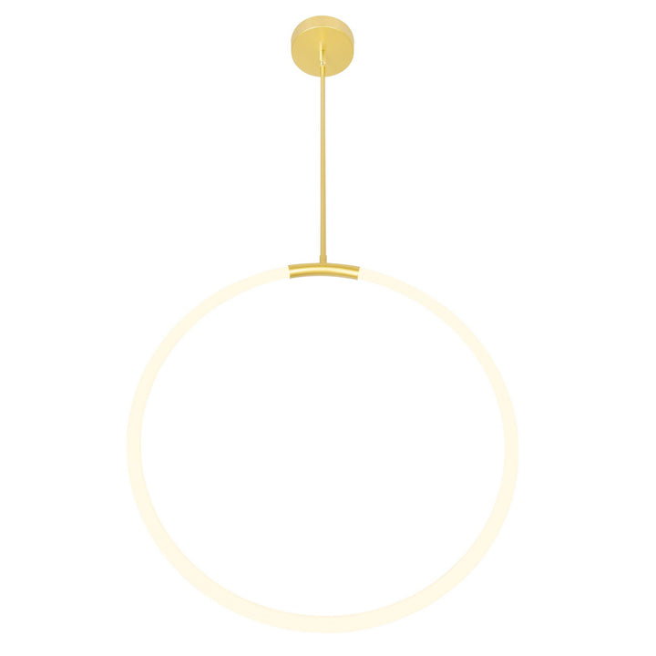 CWI Lighting Canada - 1273P24-1-602 - LED Chandelier - Hoops - Satin Gold