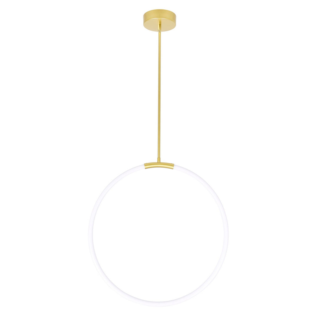 CWI Lighting Canada - 1273P24-1-602 - LED Chandelier - Hoops - Satin Gold