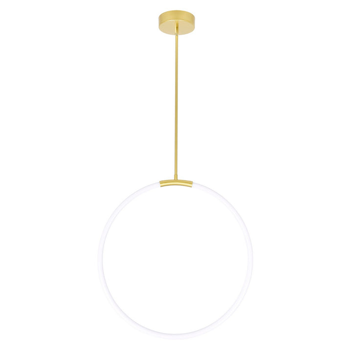 CWI Lighting Canada - 1273P24-1-602 - LED Chandelier - Hoops - Satin Gold