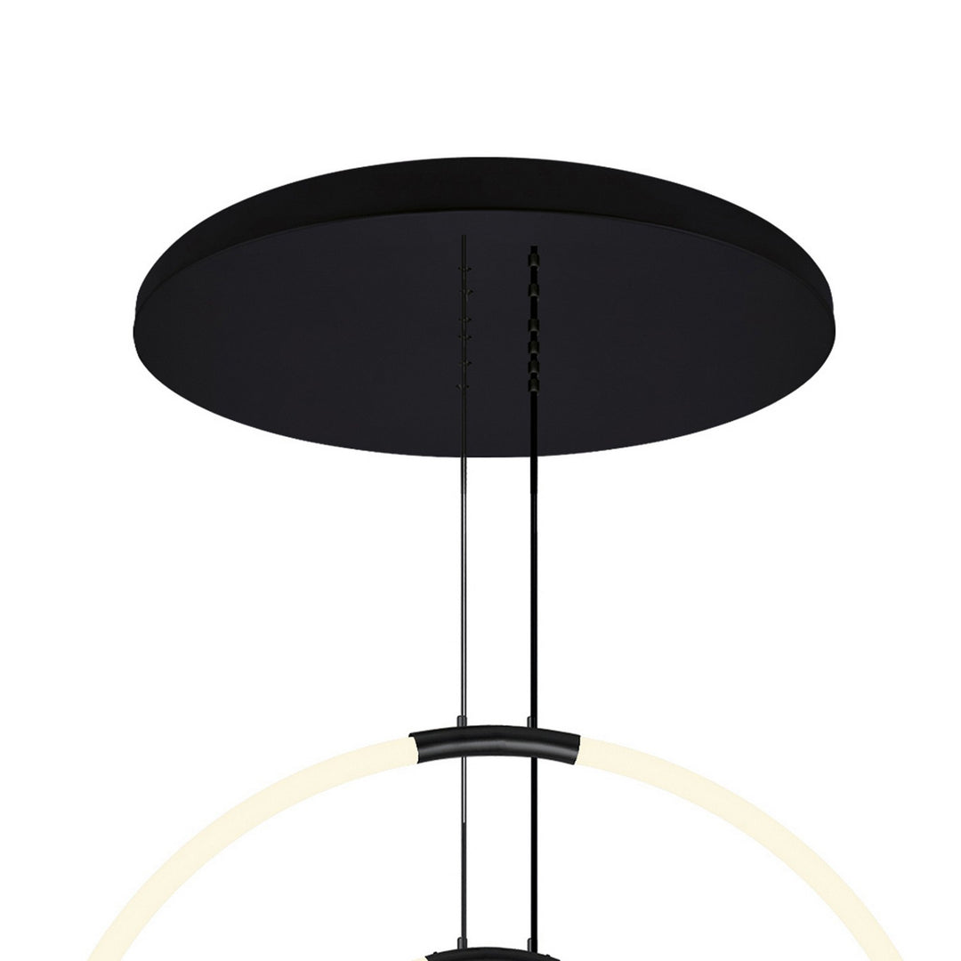 CWI Lighting Canada - 1273P35-6-101-R - LED Chandelier - Hoops - Black
