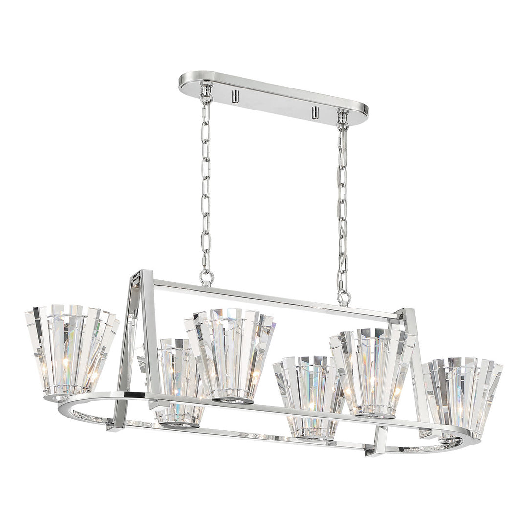 Eurofase Canada - 38867-019 - RICCA-CHD-6LT-45IN-CHR-CL - RICCA - Chrome