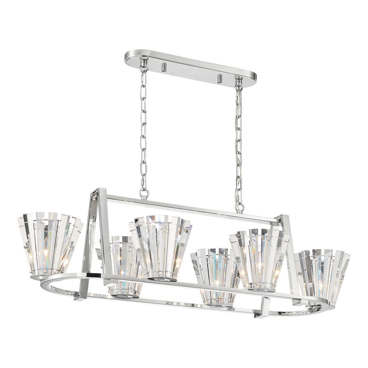 Eurofase Canada - 38867-019 - RICCA-CHD-6LT-45IN-CHR-CL - RICCA - Chrome