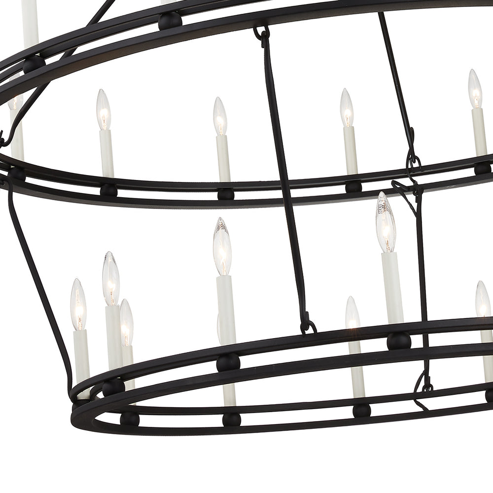 Troy Lighting Canada - F6235-TBK - 28 Light Chandelier - Sutton - Textured Black