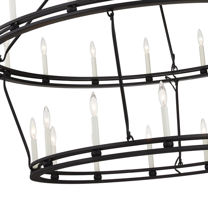 Troy Lighting Canada - F6235-TBK - 28 Light Chandelier - Sutton - Texture Black