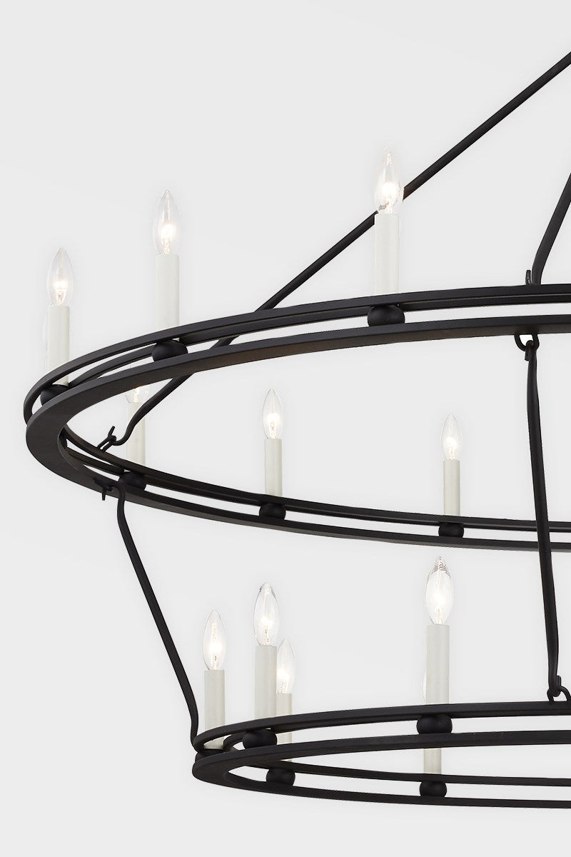 Troy Lighting Canada - F6235-TBK - 28 Light Chandelier - Sutton - Texture Black
