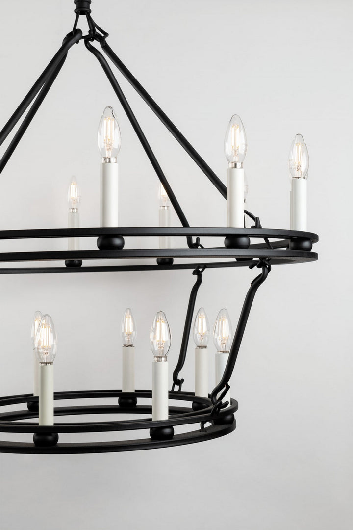 Troy Lighting Canada - F6235-TBK - 28 Light Chandelier - Sutton - Texture Black