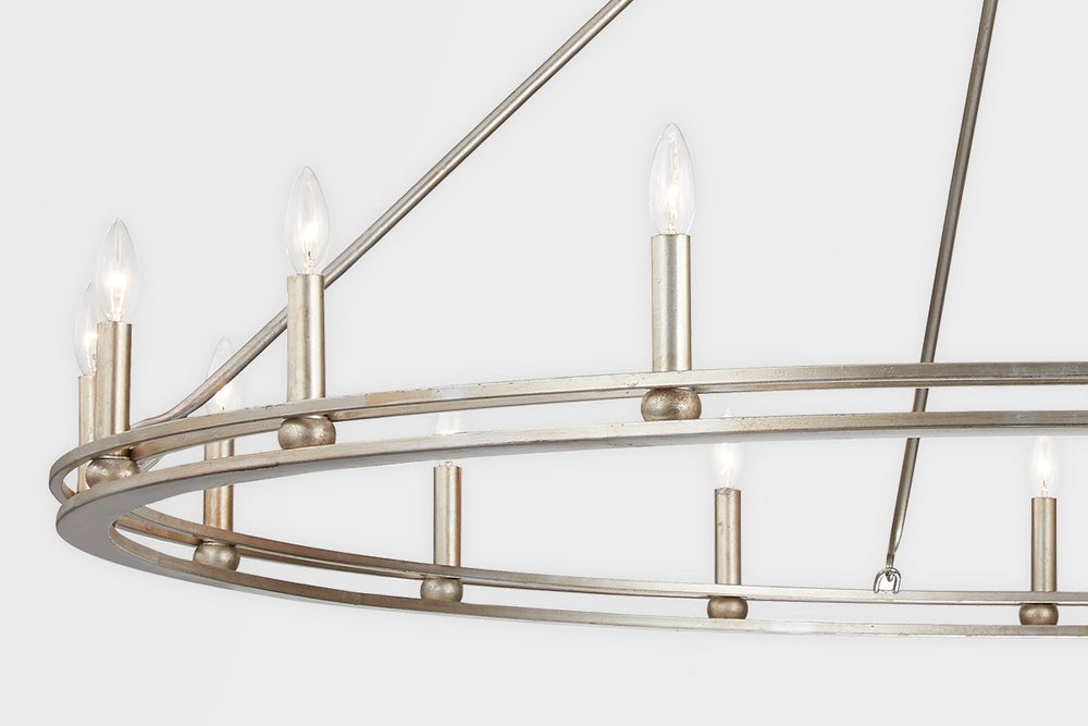 Troy Lighting Canada - F6244-CPL - 16 Light Chandelier - Sutton - Champagne Silver Leaf