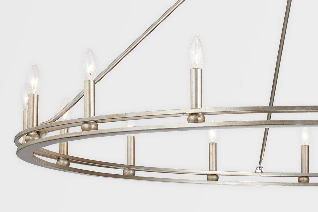 Troy Lighting Canada - F6244-CPL - 16 Light Chandelier - Sutton - Champagne Silver Leaf