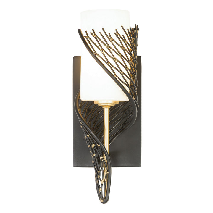 Varaluz - 240K01RMBFG - One Light Wall Sconce - Flow - Matte Black/French Gold