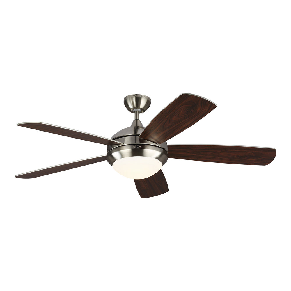 Generation Lighting Canada - 5DISM52BSD - 52" Ceiling Fan - Discus - Brushed Steel
