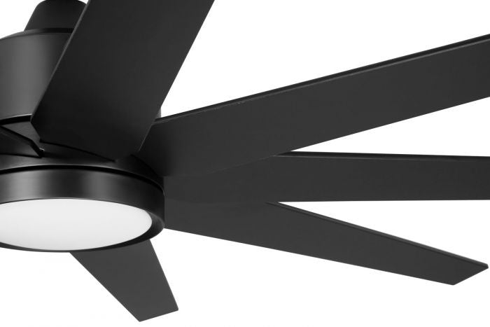 Craftmade Canada - CHP60FB9 - 60"Ceiling Fan - Champion Indoor/Ourdoor - Flat Black