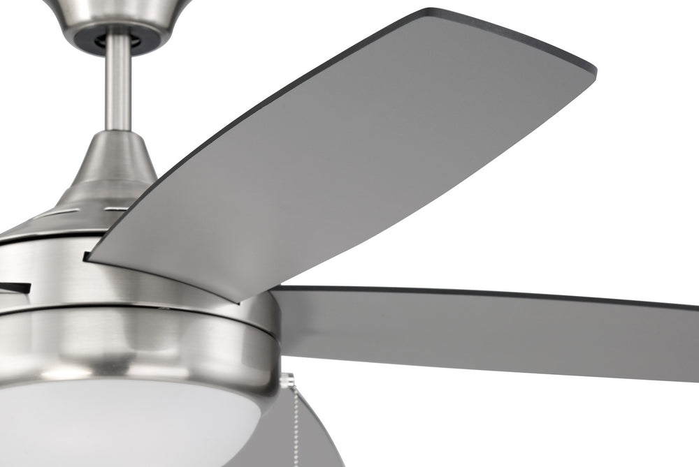 Craftmade Canada - EPHA52BNK5-BNGW - 52"Ceiling Fan - Phaze Energy Star 5 - Brushed Polished Nickel