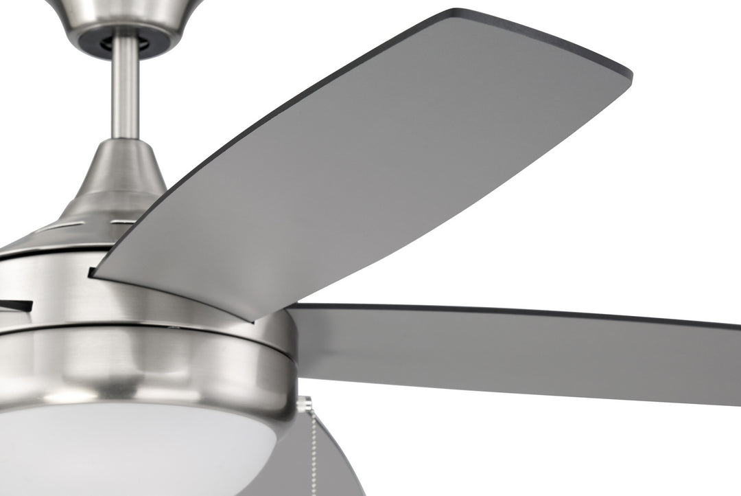 Craftmade Canada - EPHA52BNK5-BNGW - 52"Ceiling Fan - Phaze Energy Star 5 - Brushed Polished Nickel