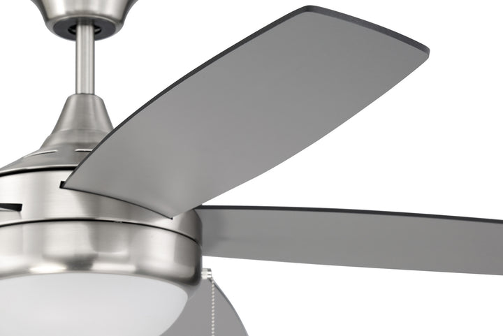 Craftmade Canada - EPHA52BNK5-BNGW - 52"Ceiling Fan - Phaze Energy Star 5 - Brushed Polished Nickel
