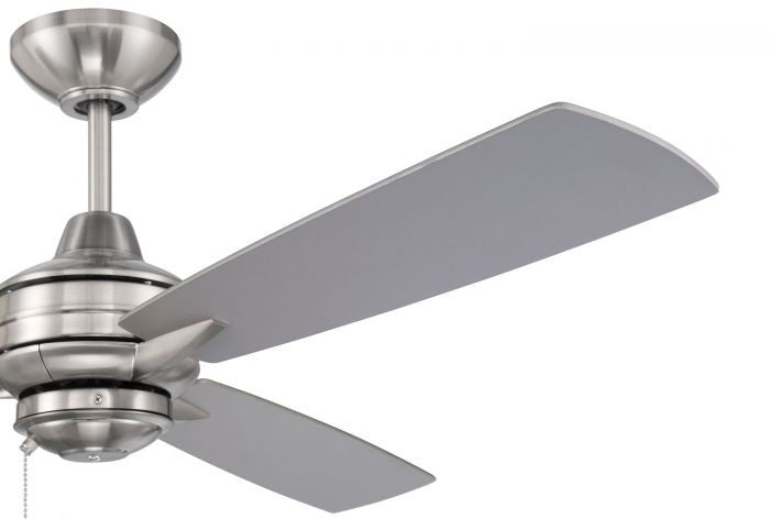 Craftmade Canada - MOT52BNK3 - 52"Ceiling Fan - Moto - Brushed Polished Nickel