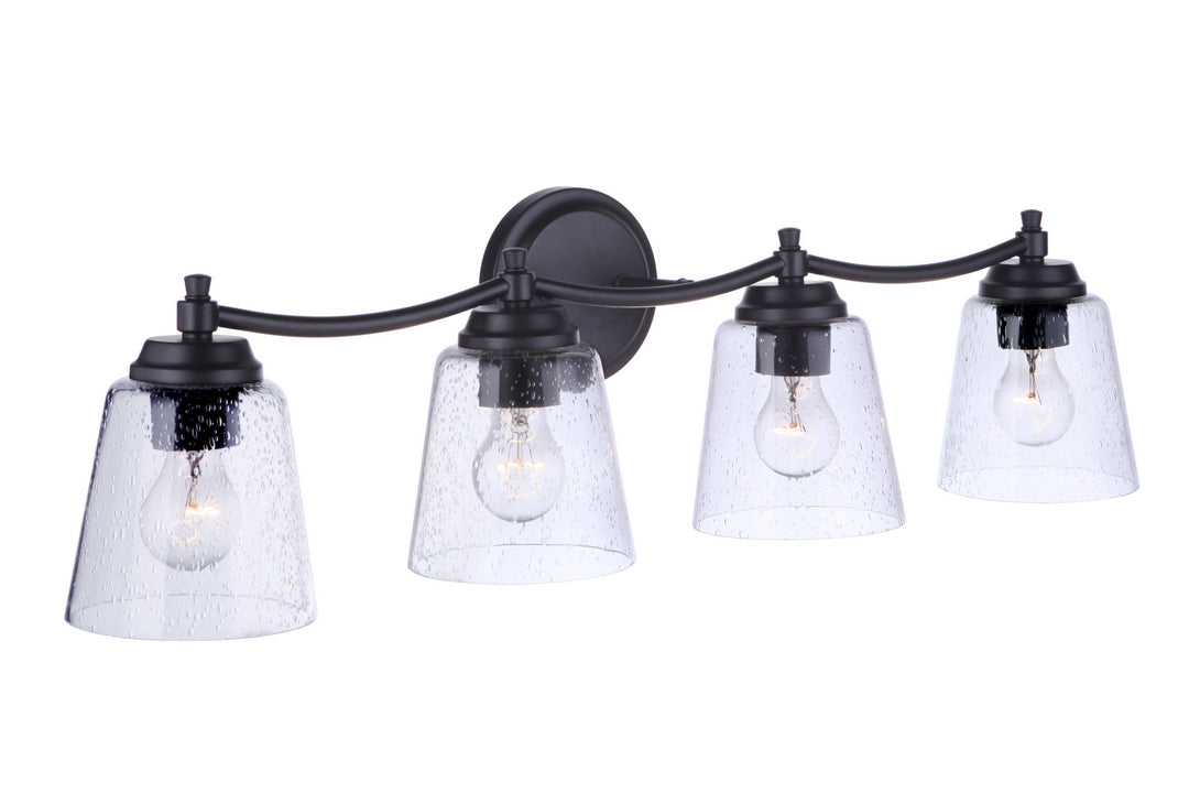 Craftmade Canada - 50204-FB - Four Light Vanity - Tyler - Flat Black