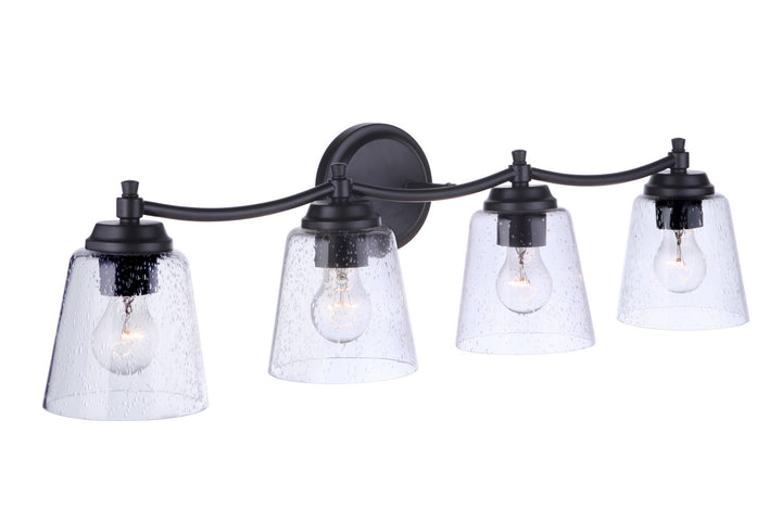 Craftmade Canada - 50204-FB - Four Light Vanity - Tyler - Flat Black