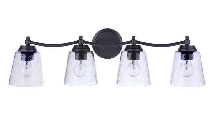 Craftmade Canada - 50204-FB - Four Light Vanity - Tyler - Flat Black