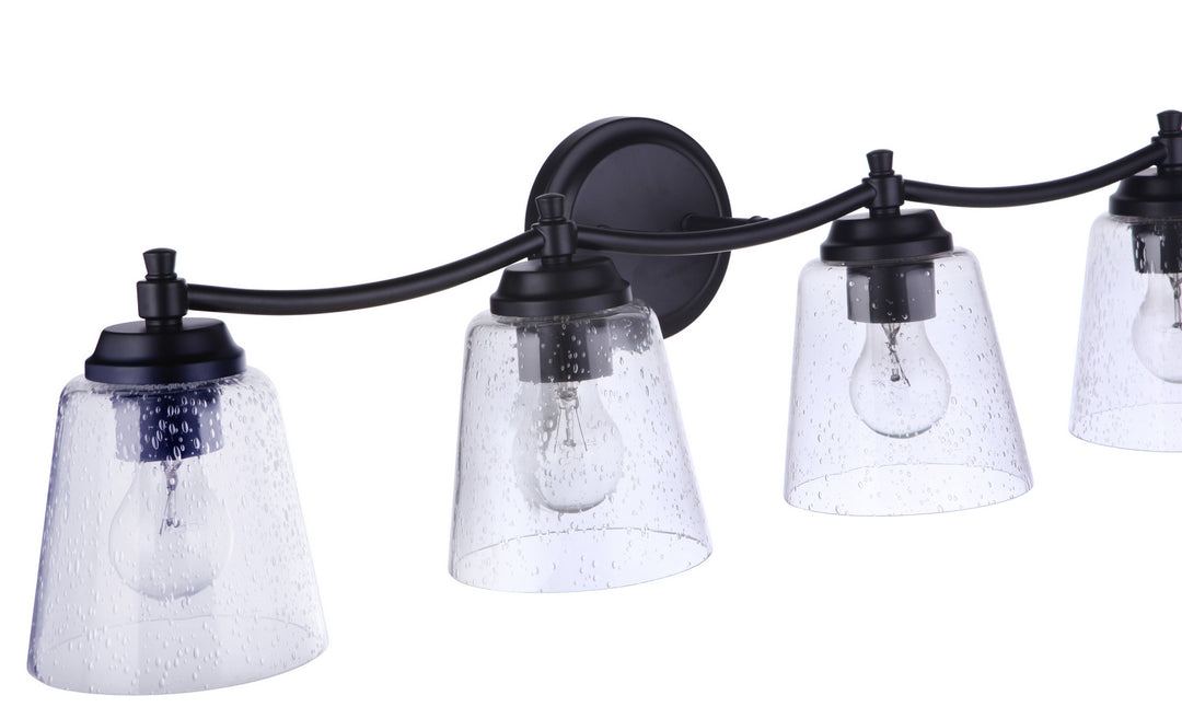Craftmade Canada - 50204-FB - Four Light Vanity - Tyler - Flat Black