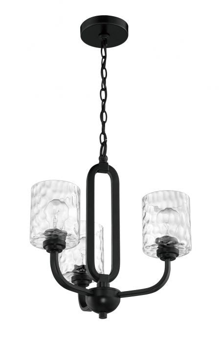 Craftmade Canada - 54223-FB - Three Light Chandelier - Collins - Flat Black