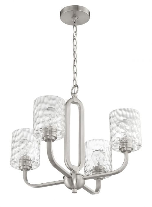 Craftmade Canada - 54224-BNK - Four Light Chandelier - Collins - Brushed Polished Nickel