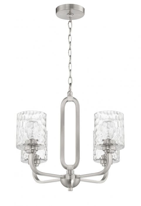 Craftmade Canada - 54224-BNK - Four Light Chandelier - Collins - Brushed Polished Nickel