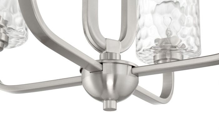 Craftmade Canada - 54224-BNK - Four Light Chandelier - Collins - Brushed Polished Nickel
