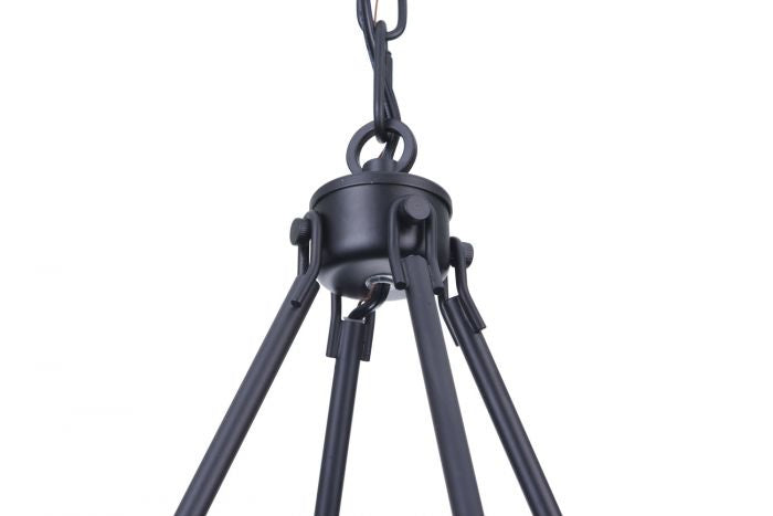 Craftmade Canada - 54326-FB - Six Light Chandelier - Larrson - Flat Black