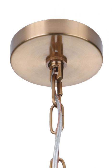 Craftmade Canada - 54326-SB - Six Light Chandelier - Larrson - Satin Brass