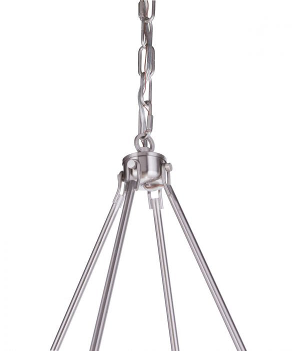Craftmade Canada - 54328-BNK - Eight Light Chandelier - Larrson - Brushed Polished Nickel