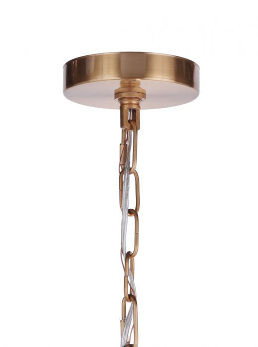 Craftmade Canada - 54328-SB - Eight Light Chandelier - Larrson - Satin Brass