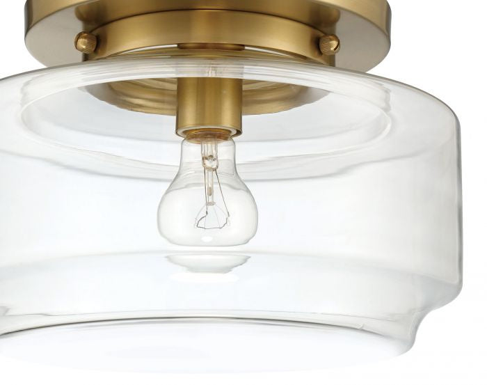 Craftmade Canada - X3112-SB - One Light Flushmount - Peri - Satin Brass