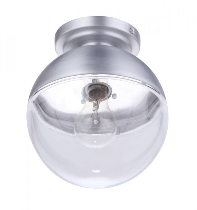 Craftmade Canada - ZA3417-SA - One Light Outdoor Flush Mount - Evie - Satin Aluminum
