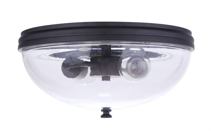 Craftmade Canada - ZA3537-MN - Two Light Outdoor Flush Mount - Sivo - Midnight