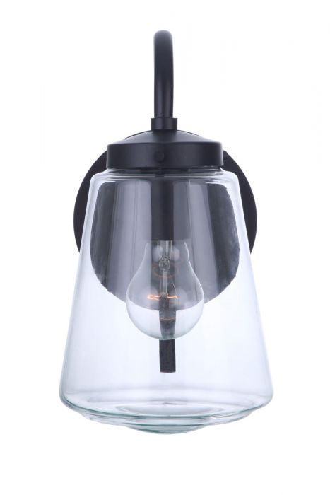 Craftmade Canada - ZA3804-MN - One Light Outdoor Wall Mount - Laclede - Midnight