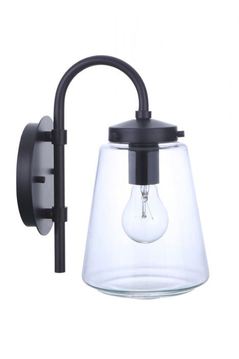 Craftmade Canada - ZA3804-MN - One Light Outdoor Wall Mount - Laclede - Midnight